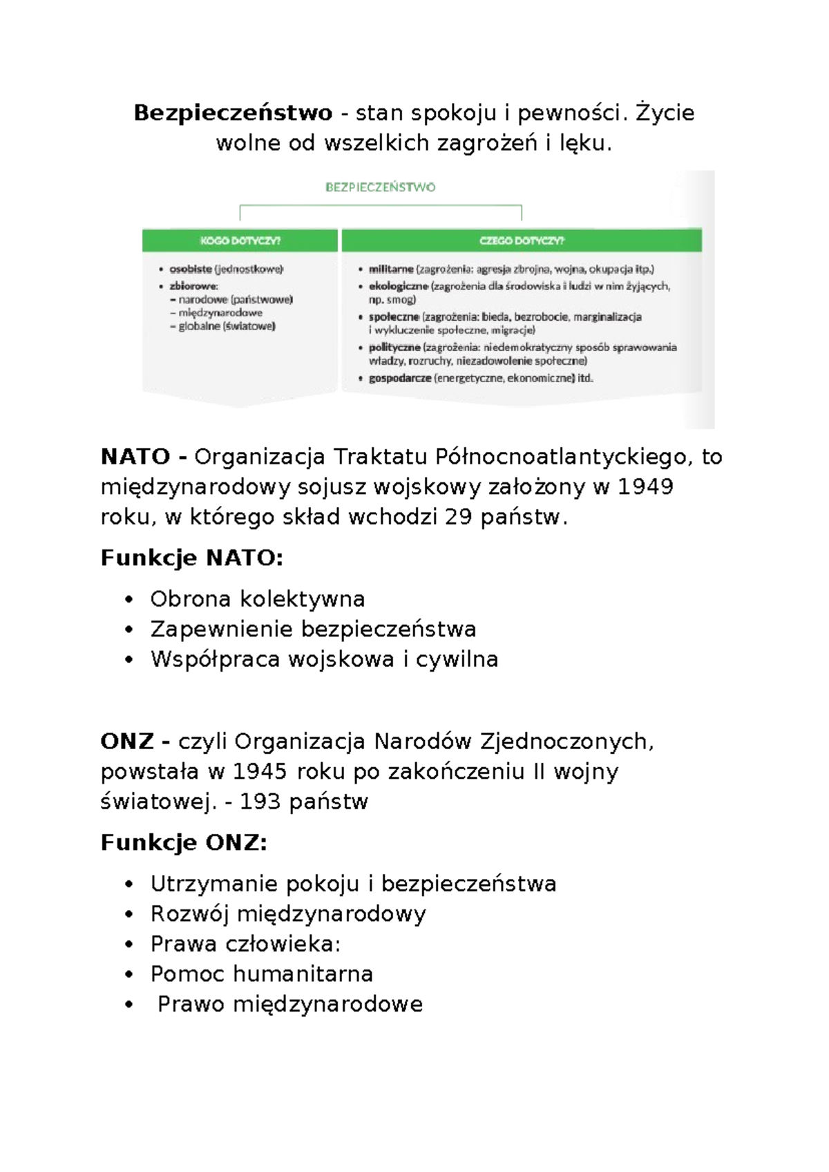 EDB Final Exam - Bezpieczeństwo i Organizacje Międzynarodowe - Studocu