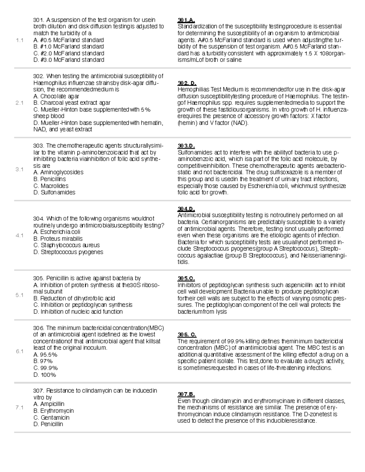 Microbiology 301: Antimicrobial Susceptibility Testing Overview - Studocu