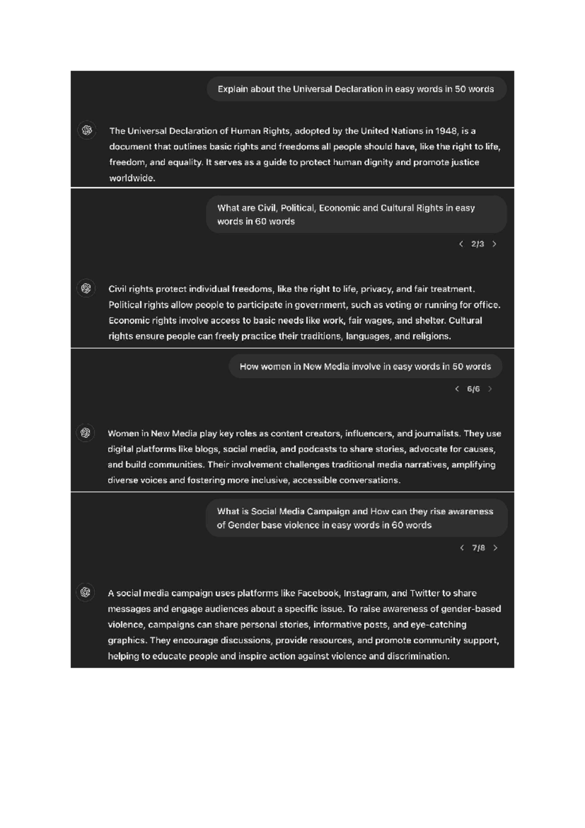 JMC ETT - Best - Explain about the Universal Declaration in easy words ...