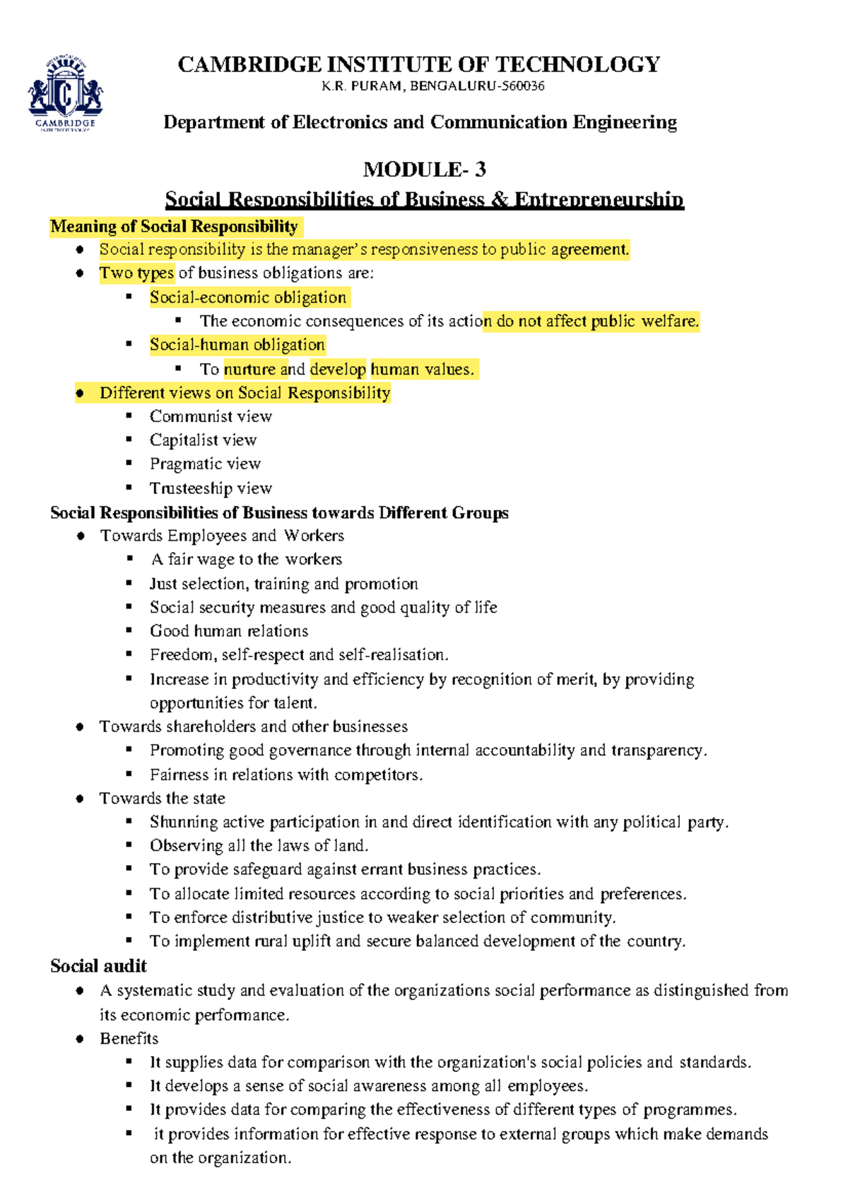 TIME Module 3 notes - K. PURAM, BENGALURU- Department of Electronics ...