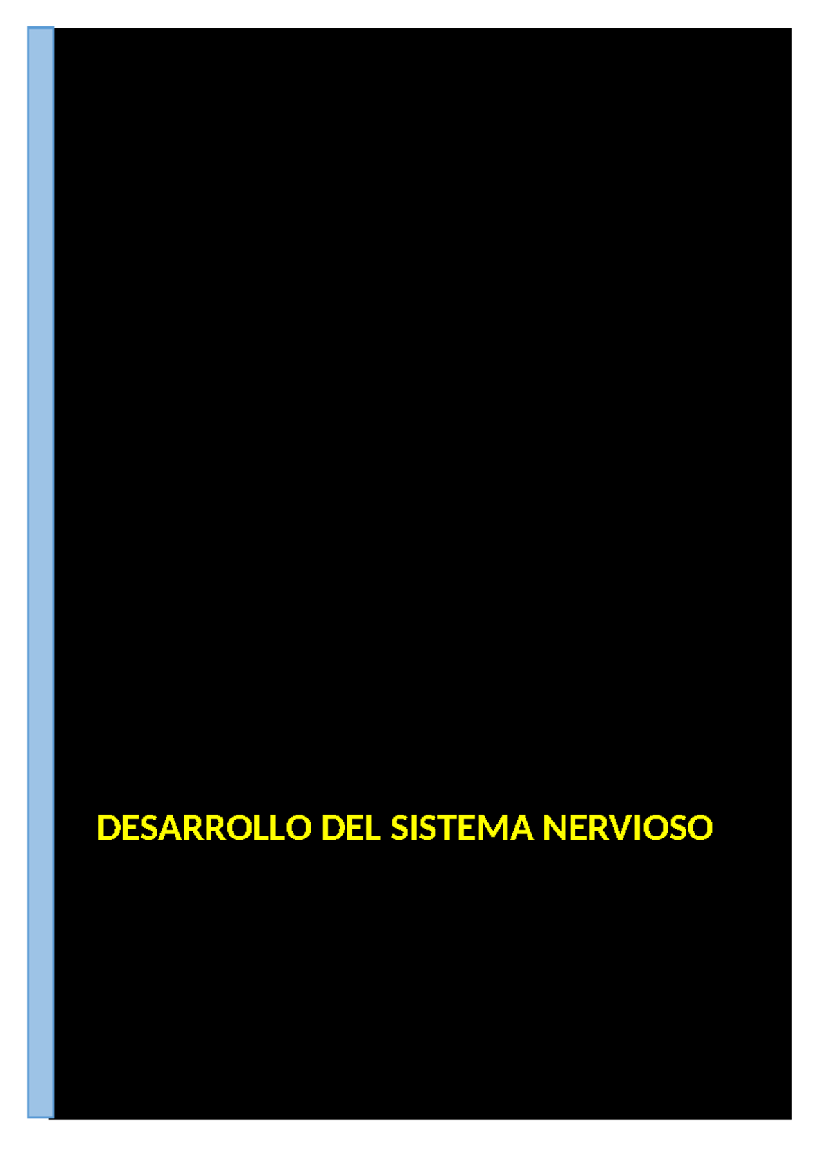 Desarrollo del Sistema Nervioso: Actividades y Estructuras (UNIR) - Document Preview