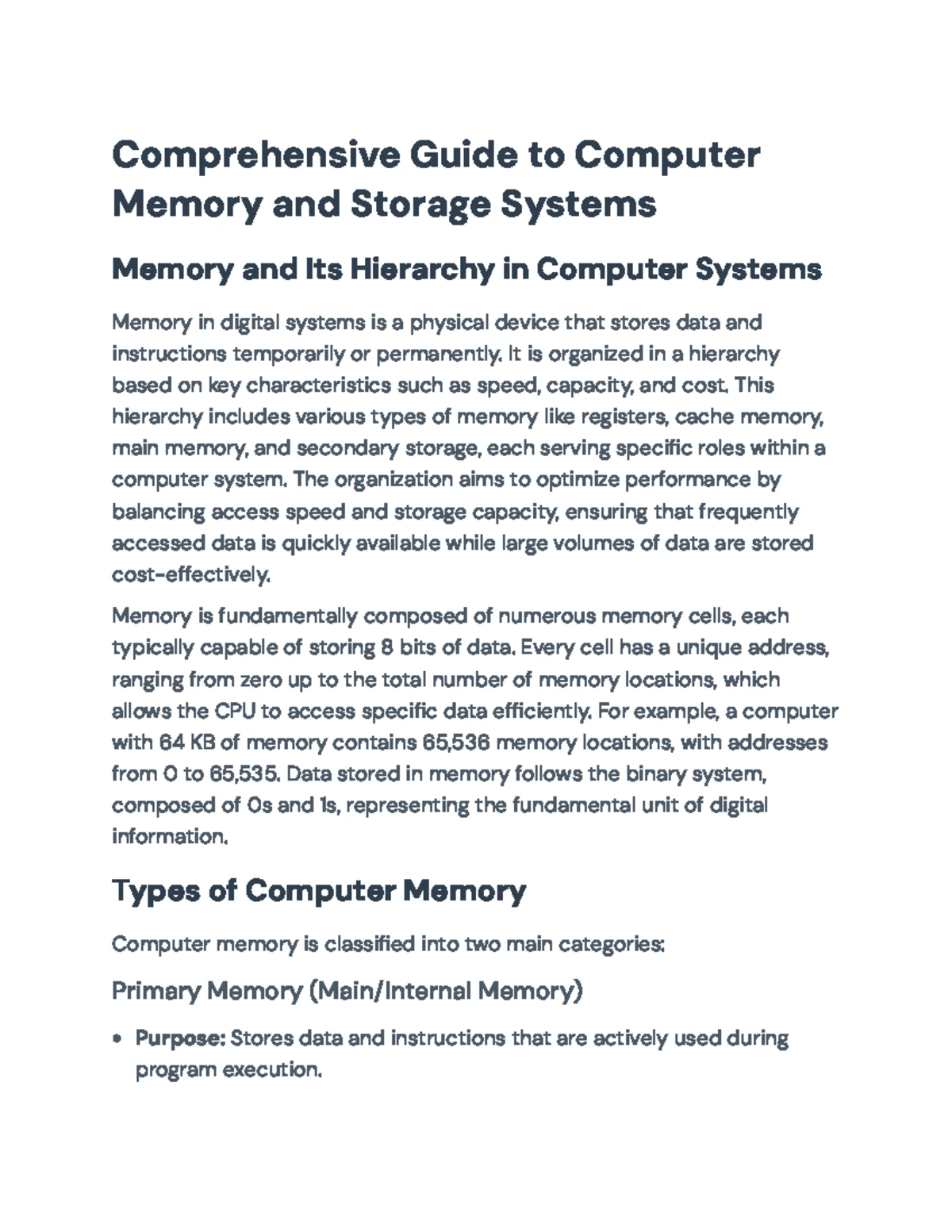 Comprehensive Guide to I/O Management in Computer Architecture (CS101 ...
