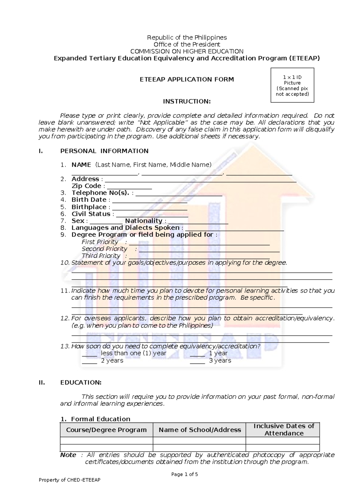 Expanded Tertiary Education Equivalency and Accreditation Program - Do ...