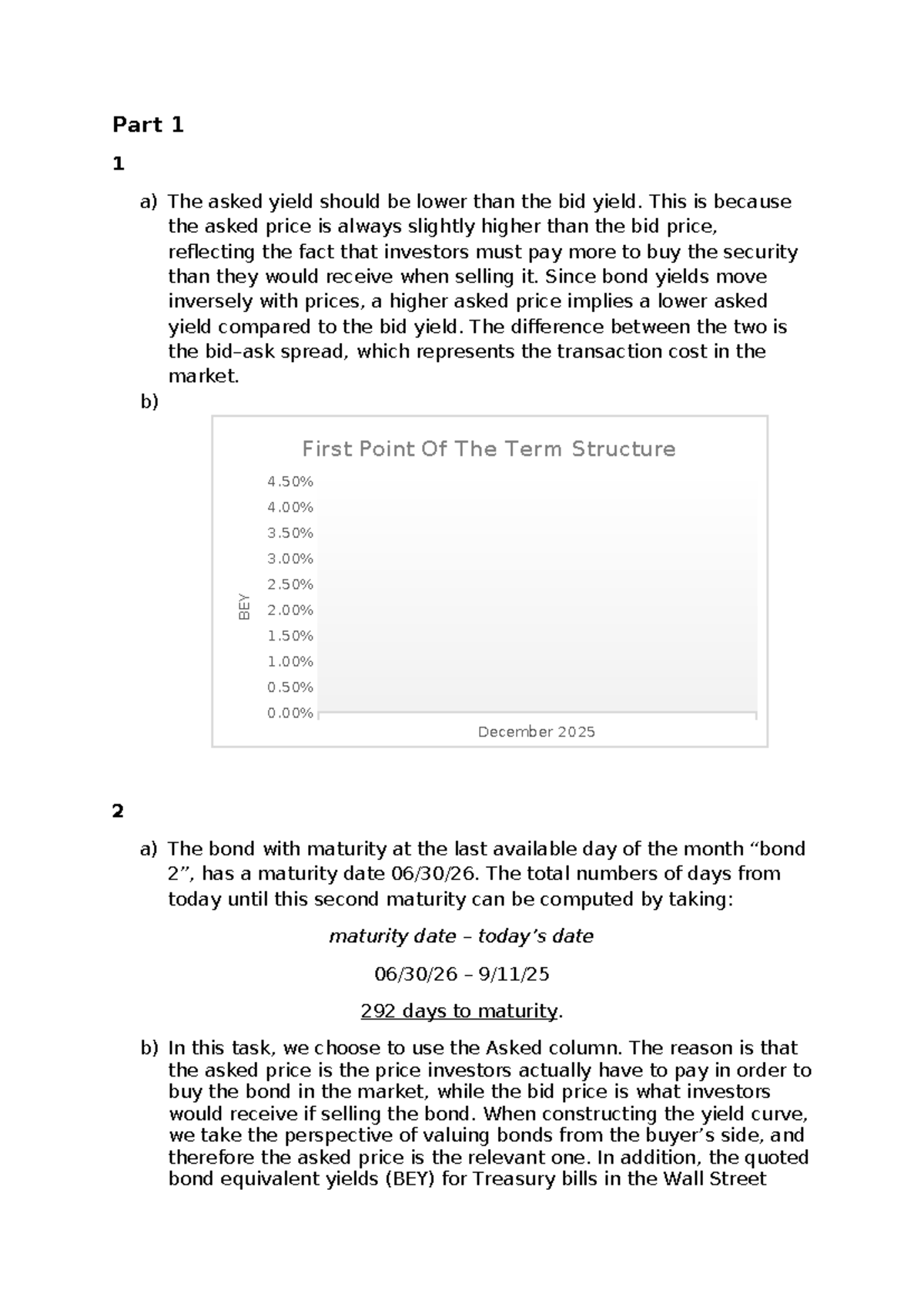 Project 1 Group - Bond Yield Analysis and Term Structure BEY - Studocu