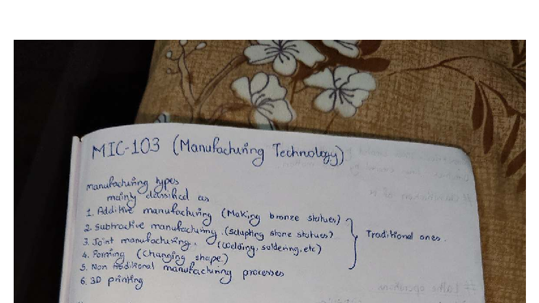 Manufacturing Technology (MFG 101): Types and Processes of Machining ...