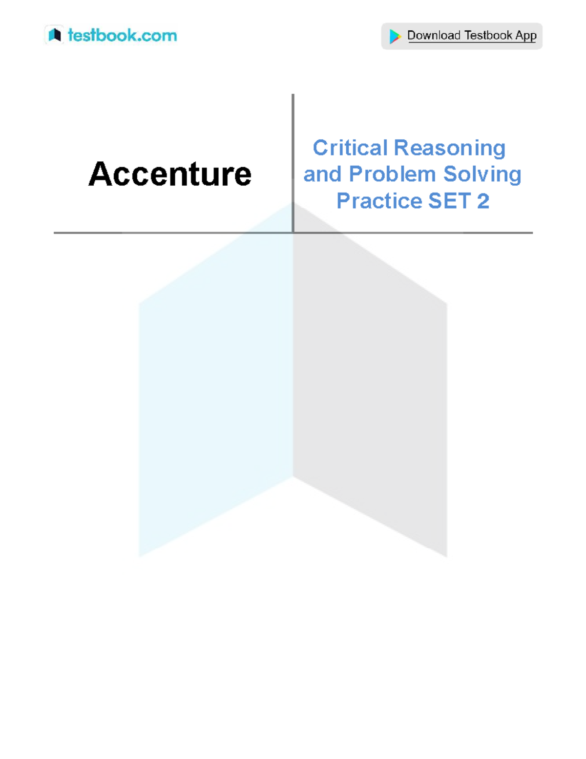 Accenture Critical Reasoning & Problem Solving Practice Set 2 - Studocu