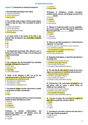 Developmental Psychology (PSY 101) - Adolescence Overview and Key ...