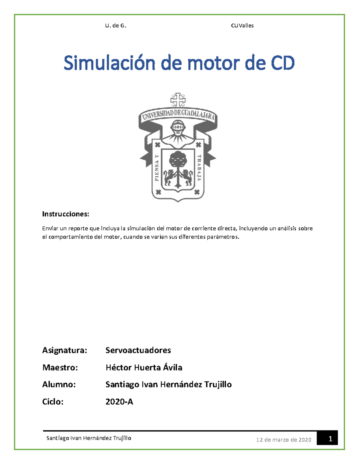 Modelado matemático de un Motor CD - Warning: TT: undefined function ...