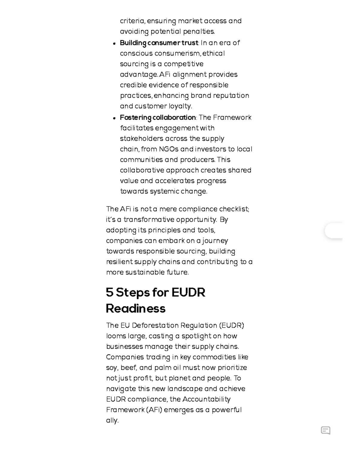5 Essential Steps for EUDR Compliance Complying with EUDR - criteria ...