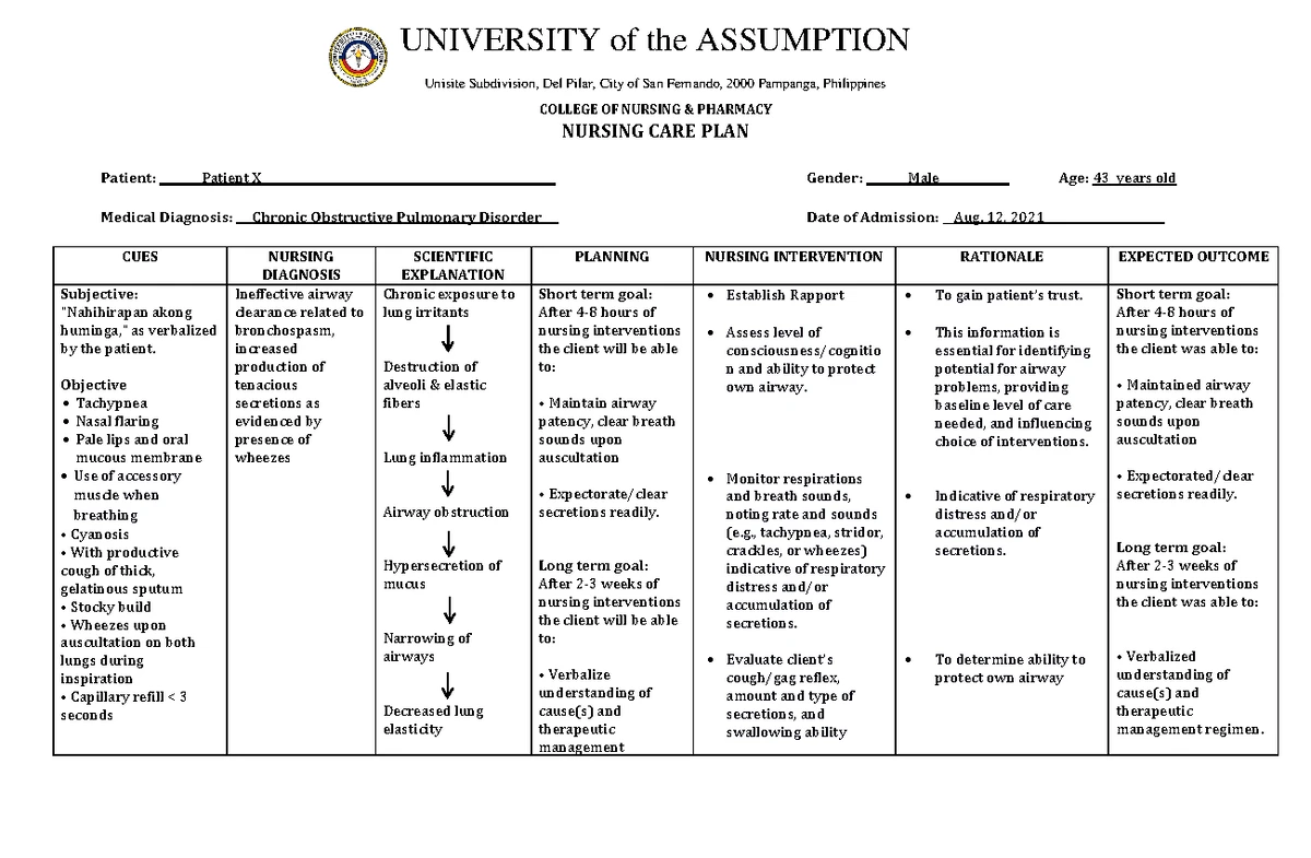 NCP Ectopic Pregnancy - nursing care plan sample - Althea Jean A. Go ...