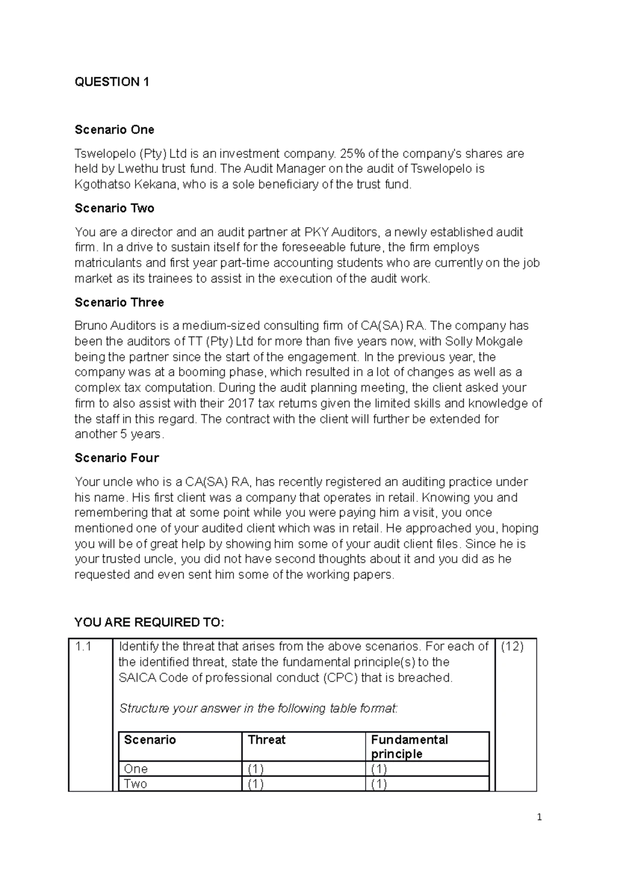 CPC 2023: Complying with the Code - Conceptual Framework & Threats ...