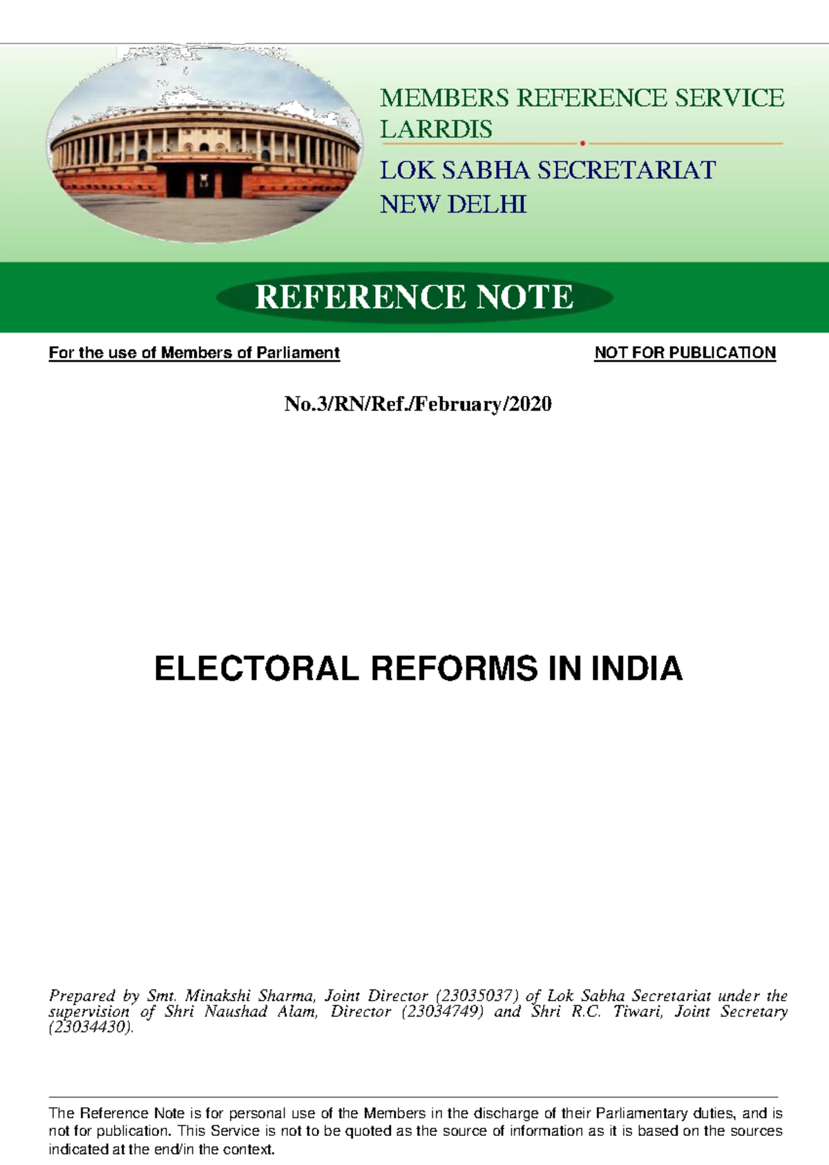 Election Commission of India - Commissions UNIT 10(C) ELECTION ...
