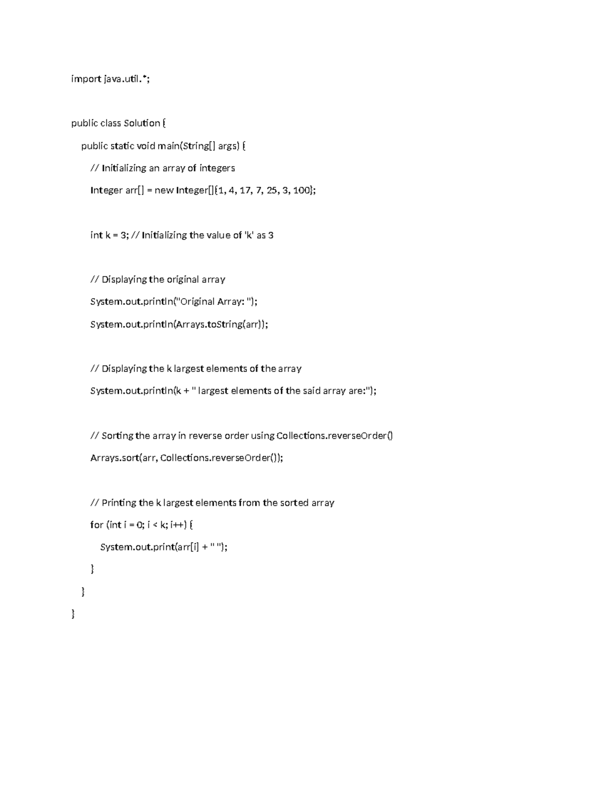 Exercitiu java 42 - Ex 42 - import java.*; public class Solution ...