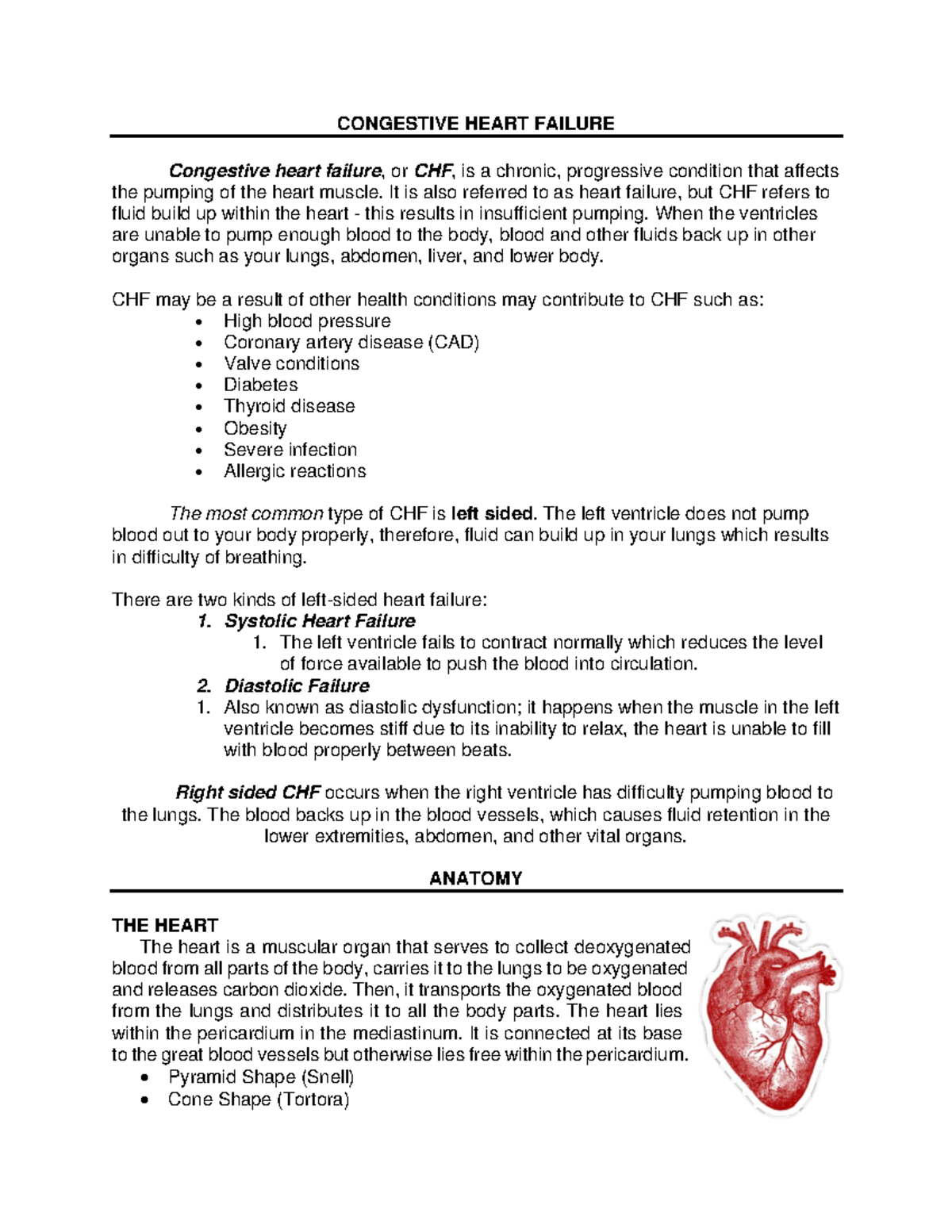 CHF Physical Therapy Case Study: Understanding Congestive Heart Failure ...