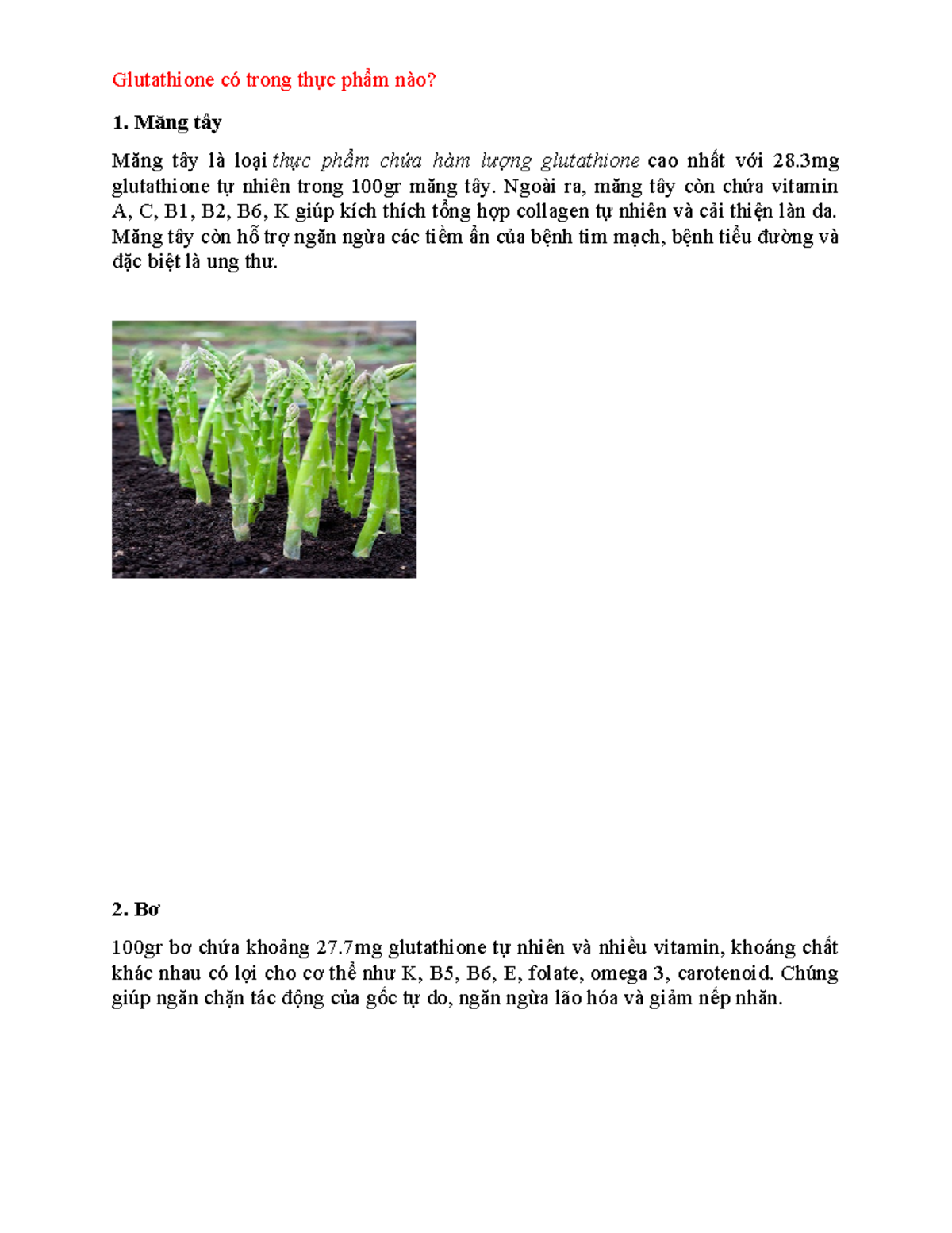 16-18 Thc Phm Giu Glutathione v Li ch Sc Khe - Studocu