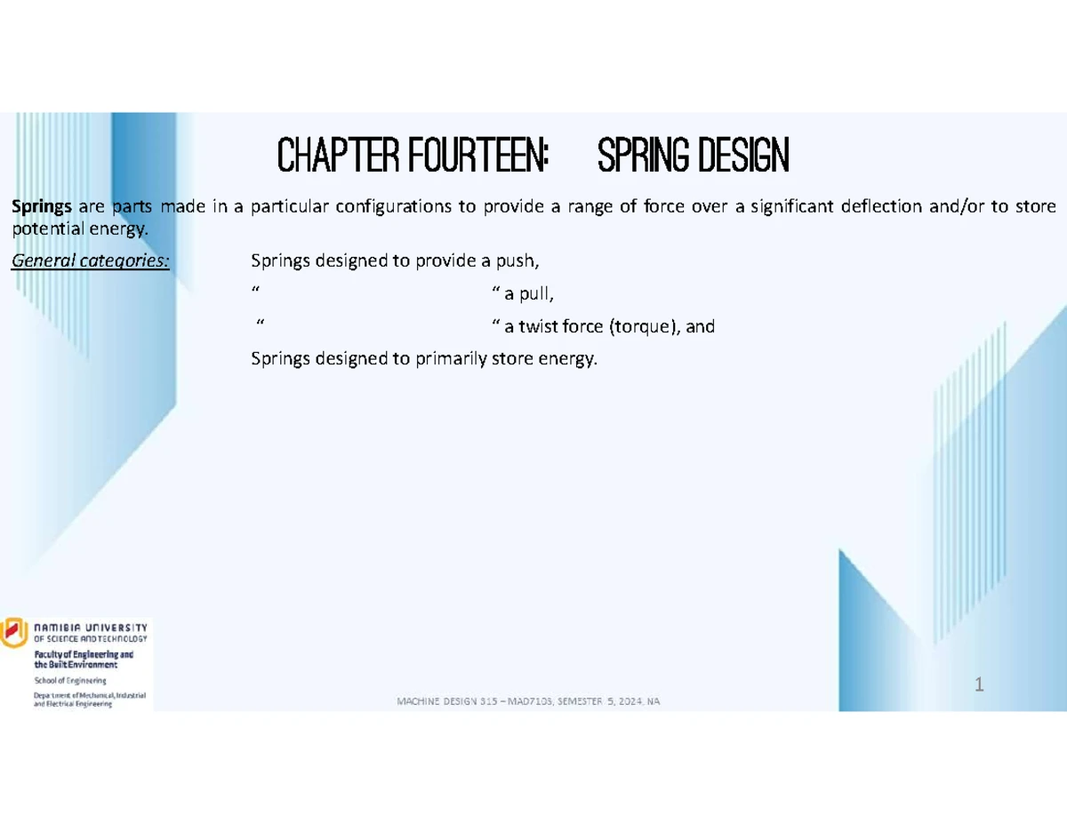 Lecture 4 - Chapter 5: Static Failure Theories and Stress Analysis ...