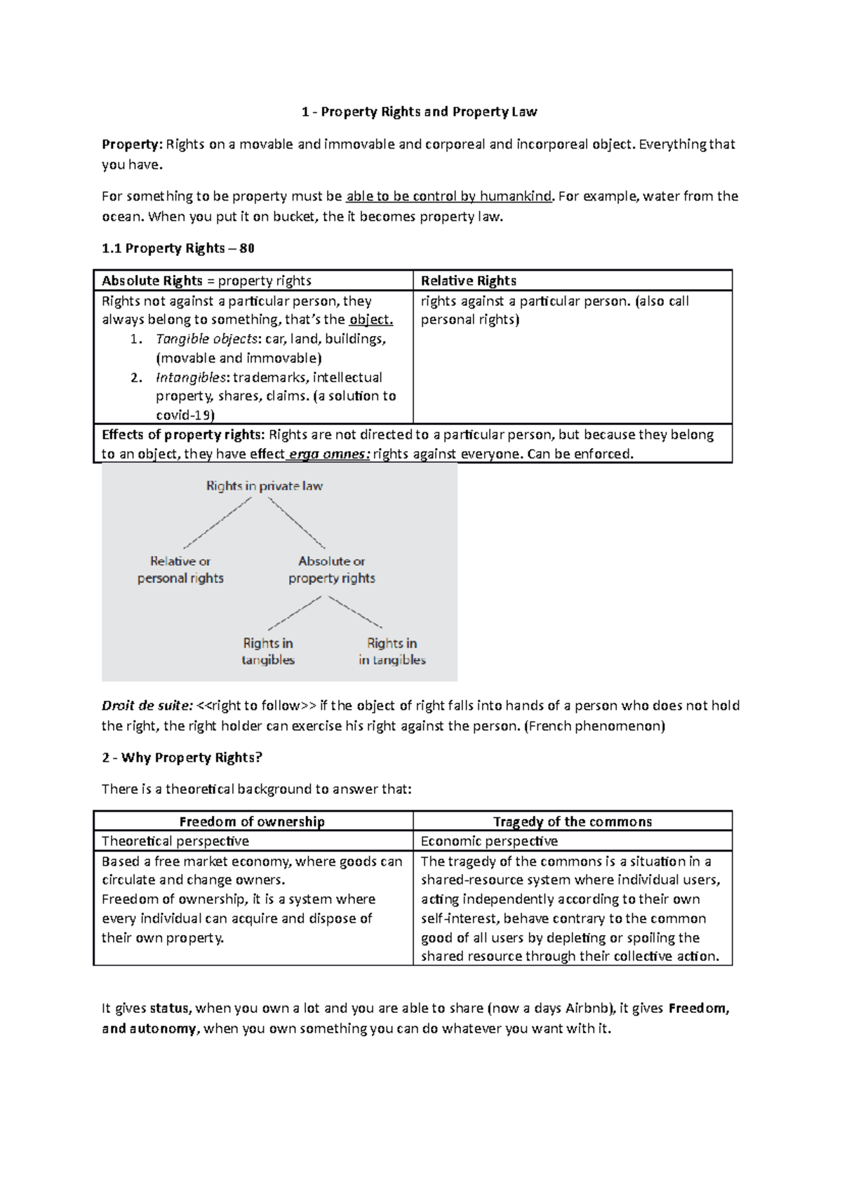 Property Law - Summary of Key Concepts in Chapter 5 - Studeersnel