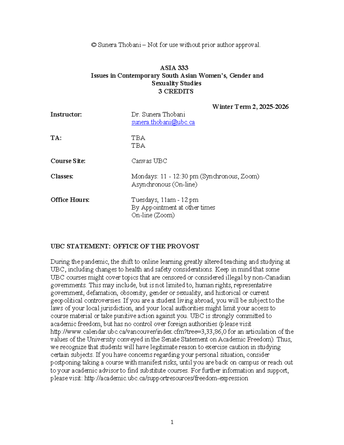 ASIA 333 Final Exam Notes: South Asian Gender & Sexuality Studies - Studocu