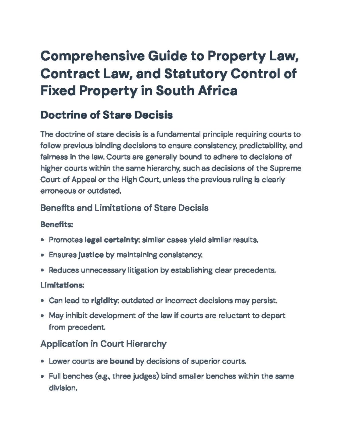 Property Law 2025: Ownership Principles & Delictual Remedies Overview ...