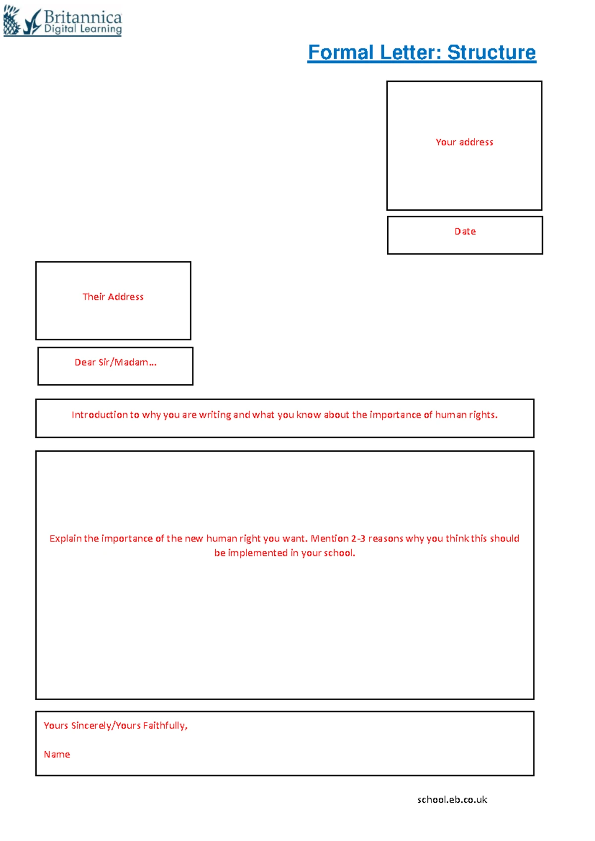 Formal Letter Writing Guide and Examples for Effective Communication ...