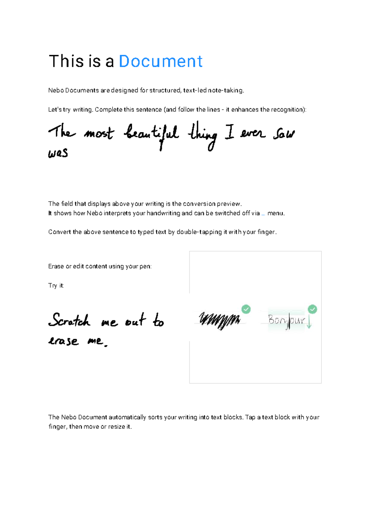 Nebo Document Quick Start Guide - Englist - Studocu