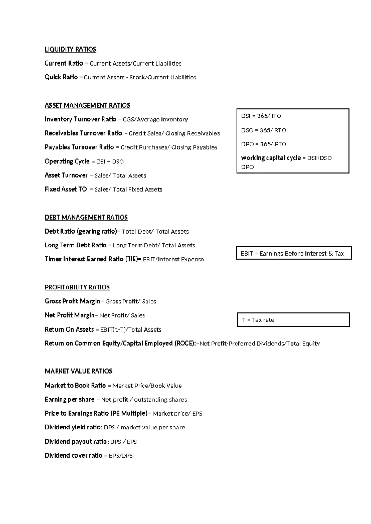 COGM Formulas and Format Guide for ABC Company Financials - Studocu