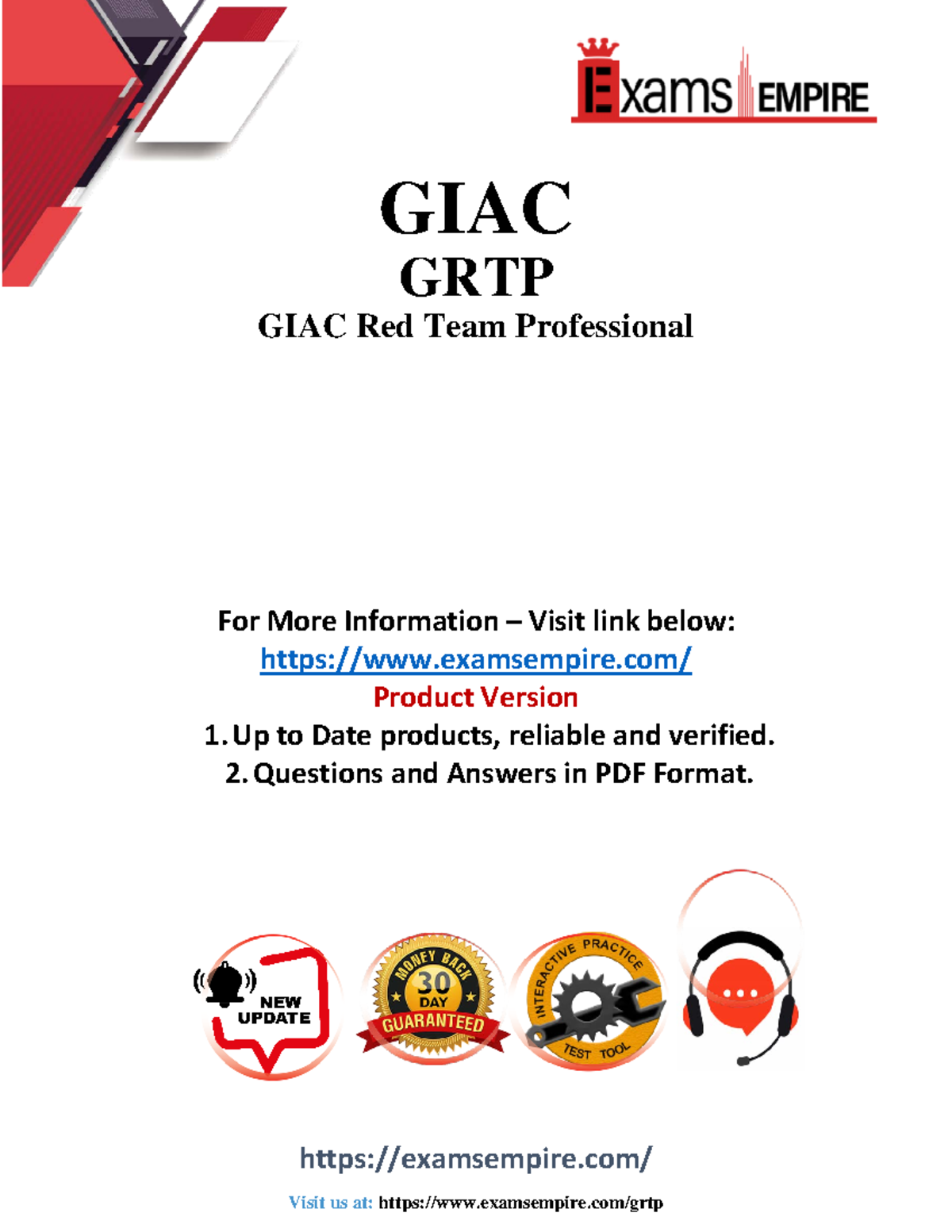 GRTP Questions and Answers pdf dumps - examsempire/ For More ...