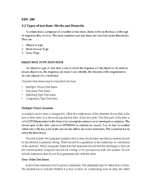 EDU 402 - Module 4 - Special, Integrated and inclusive education ...