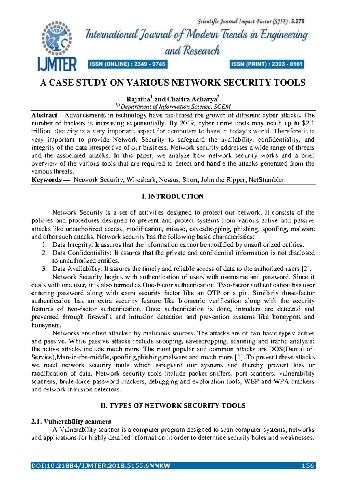 A Case Study on Network Security Tools in Cyber Defense Strategies ...