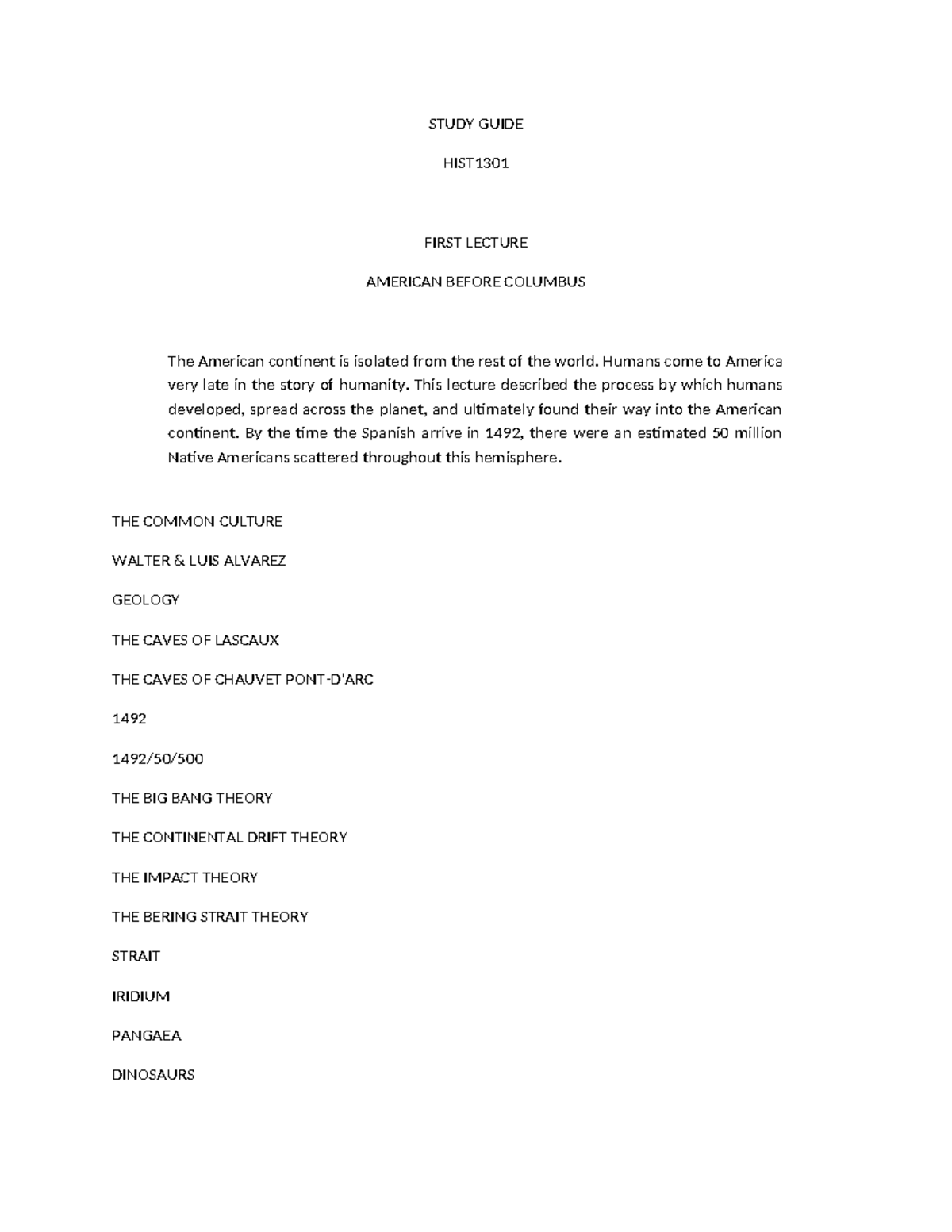 HIST1301 STUDY GUIDE: AMERICAN REVOLUTION KEY EVENTS & FIGURES - Studocu