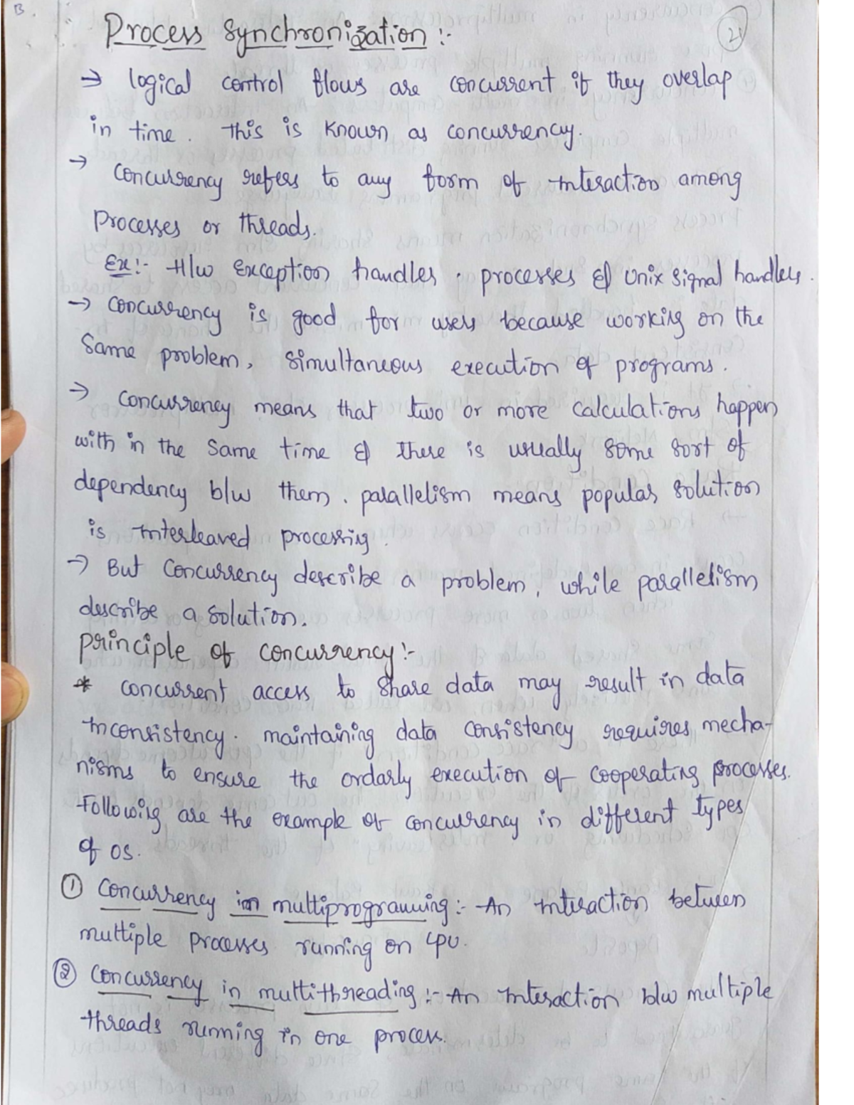 OS UNIT-III (R22) - Synchronization and Critical Section Management ...