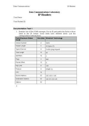 Wireshark 802 - lab tasks - Wireshark Lab: 802 WiFi v8. Supplement to ...