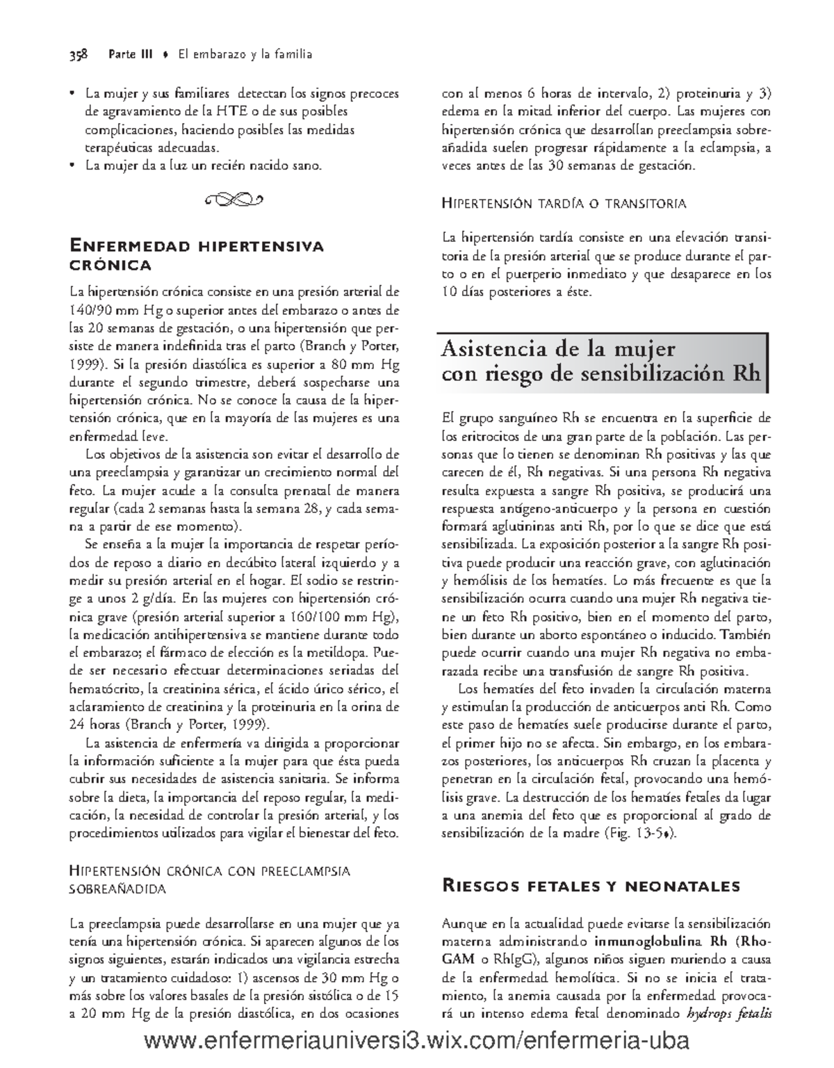 Capítulo 13: Incompatibilidad Rh y Riesgos en el Embarazo - Document Preview