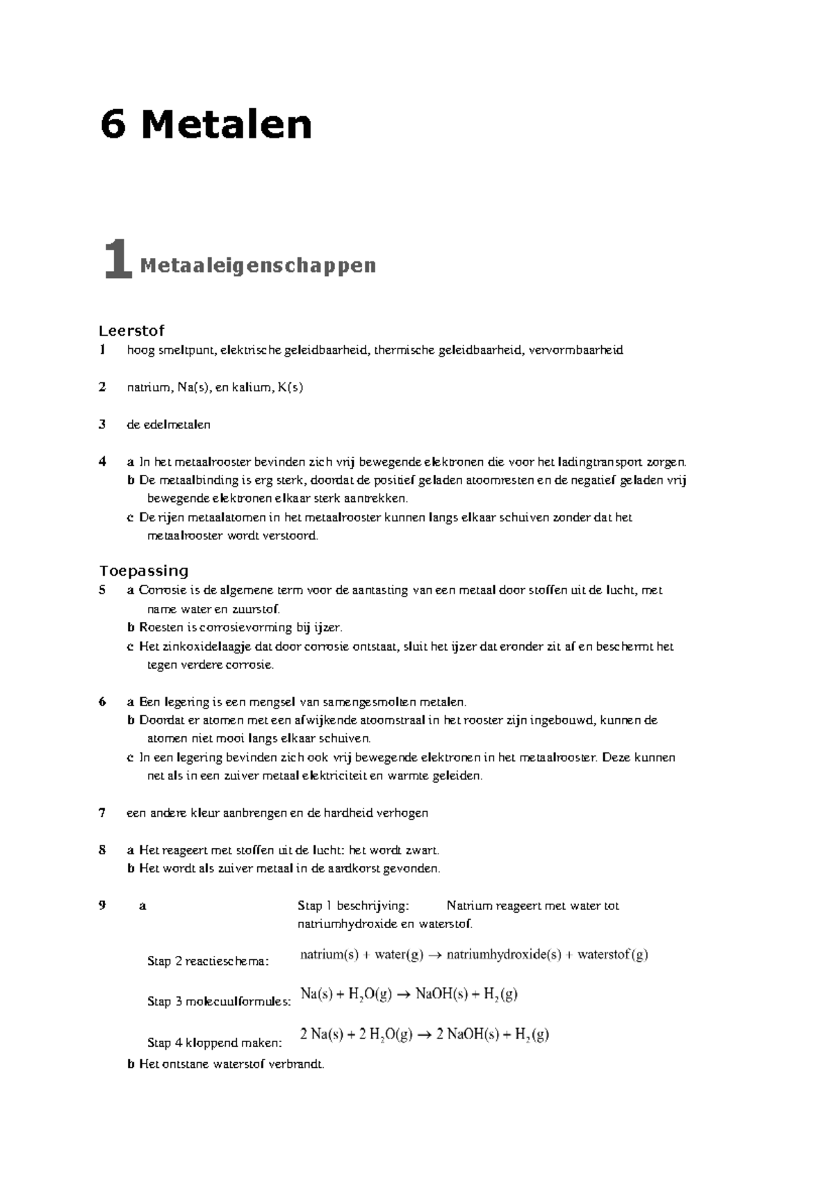 Antwoorden H6: Metaaleigenschappen en Toepassingen - Wiskunde 3 VWO ...