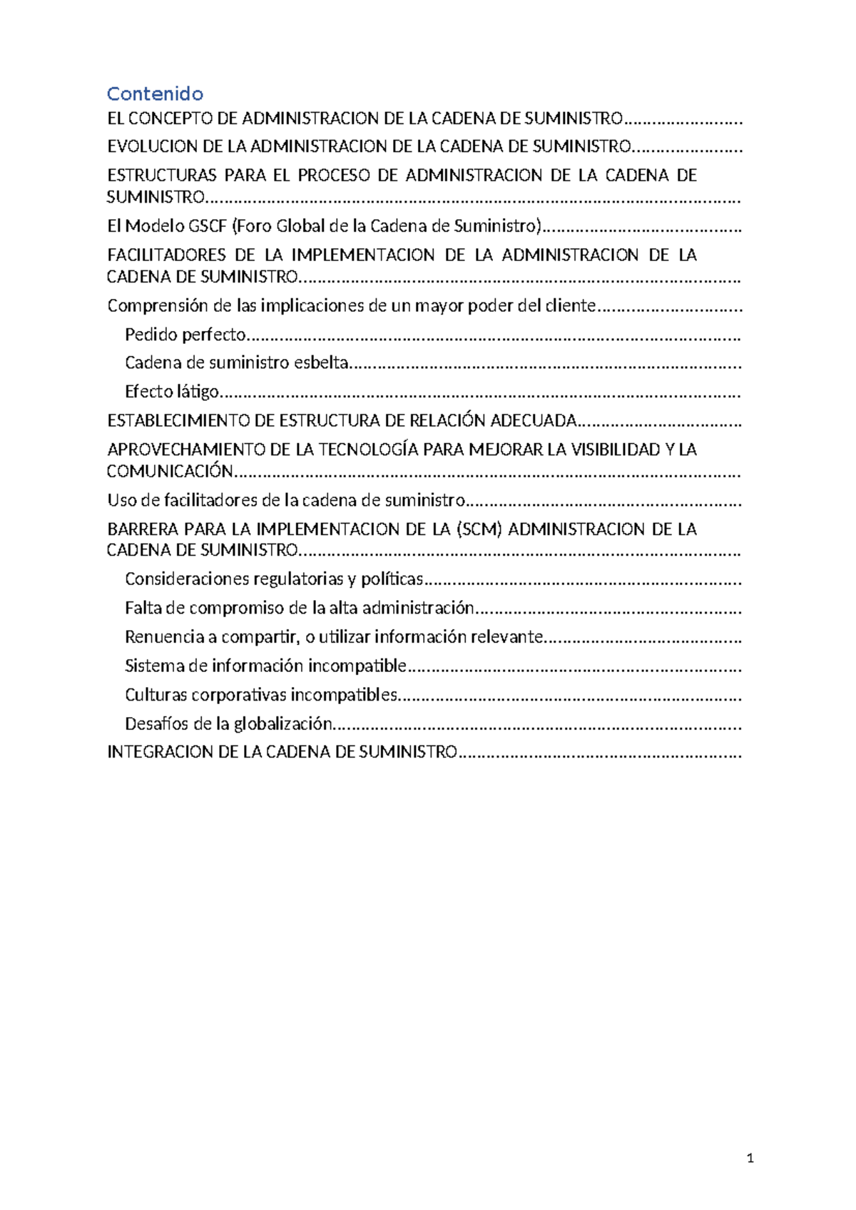 Unidad 2: Logística y Administración de la Cadena de Suministro - Studocu