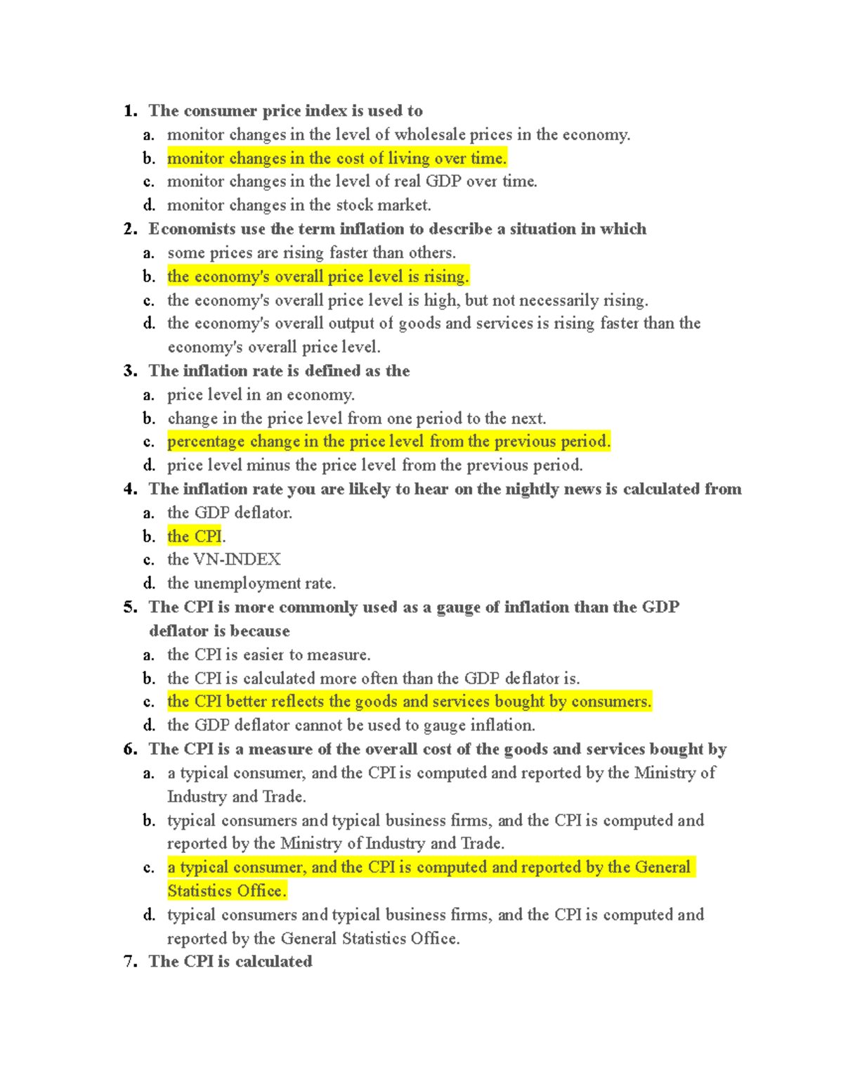 Chapter 24: Understanding the Cost of Living and Inflation Factors ...