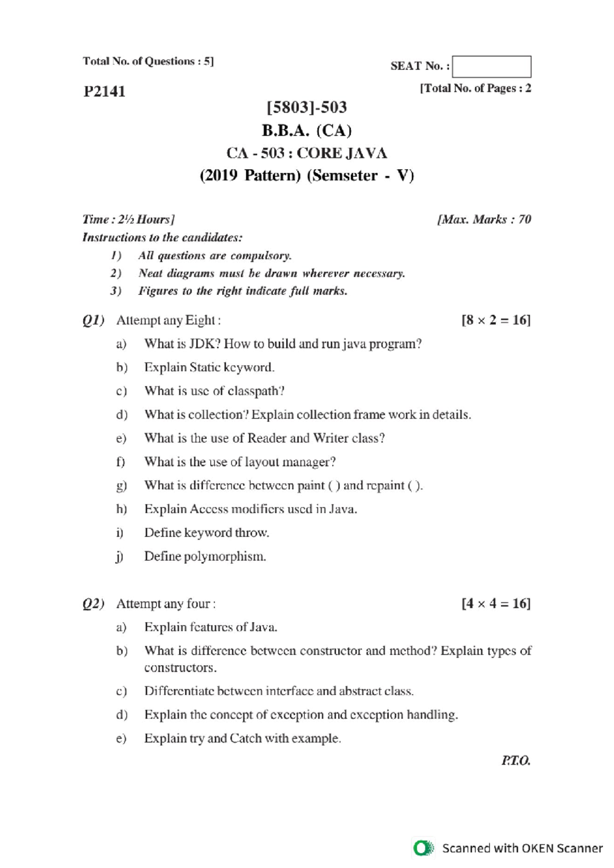 Tybba (C.A) 5th Sem - Full Course Study Guide and Resources - Studocu