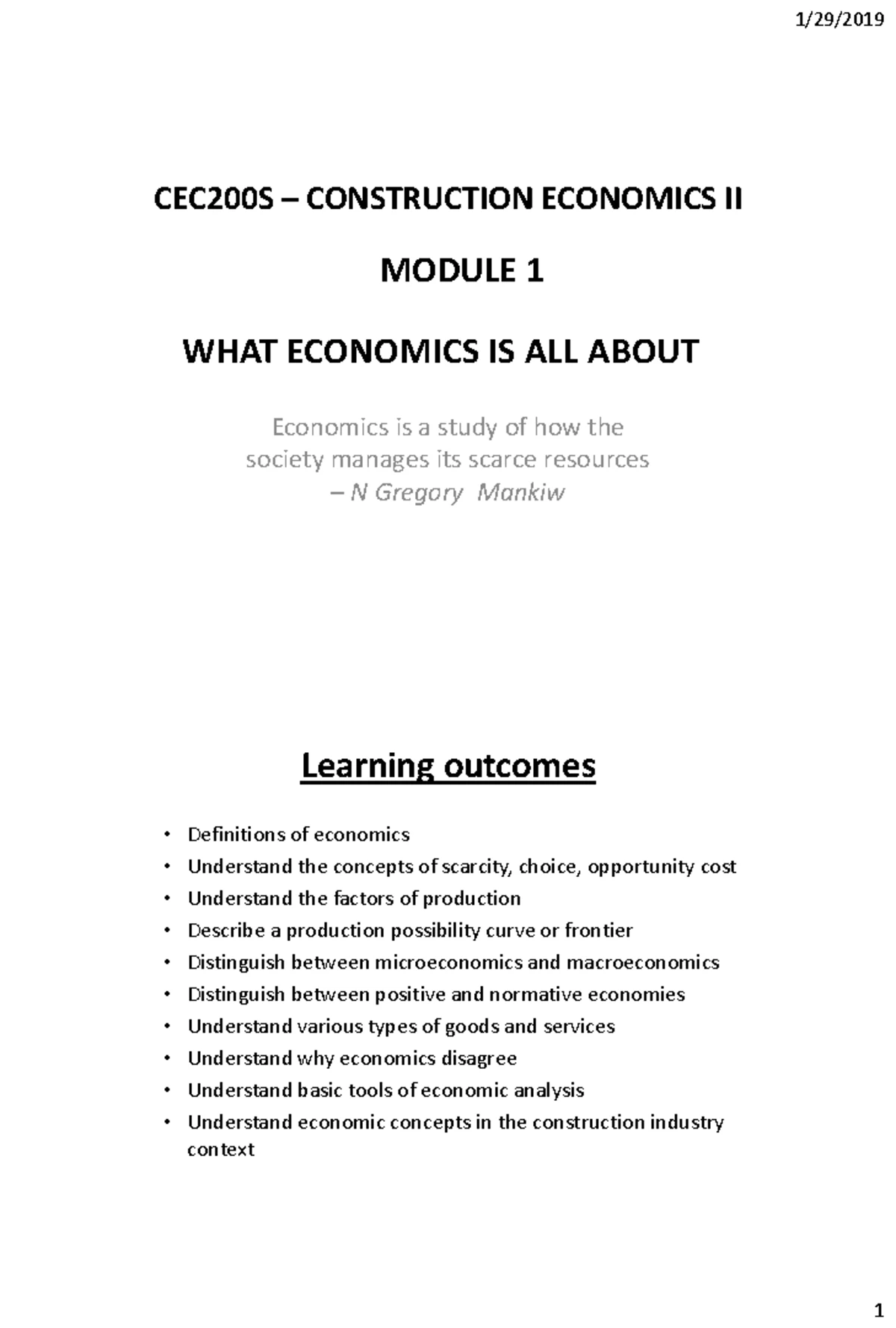Module 12 - Inflation MCQ Study Questions and Prep Notes - Studocu