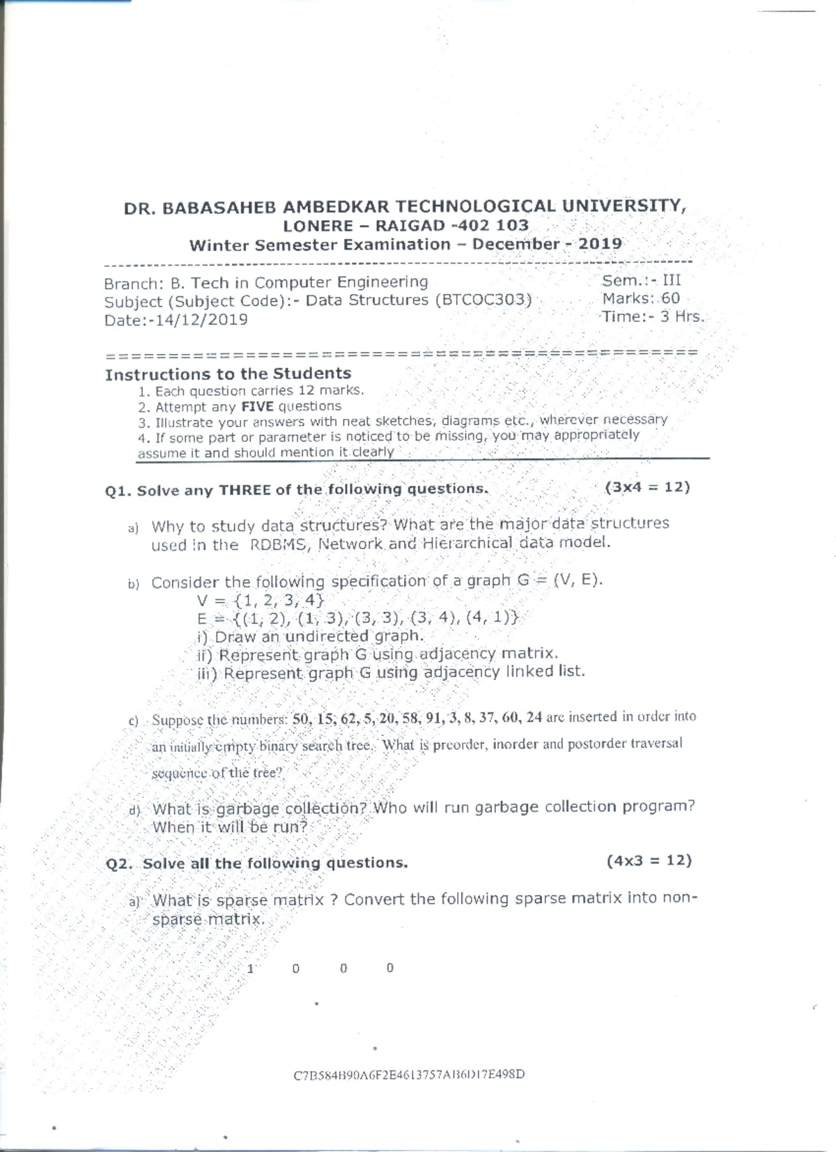 B. Tech Semester IV Exam: Universal Human II (Code: 2124) - Studocu