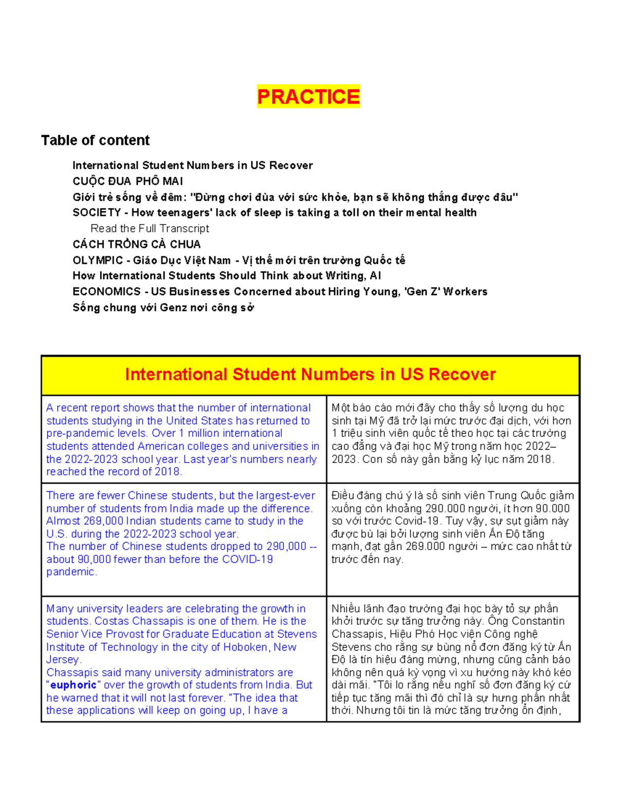 International Student Numbers in the US: Trends and Impacts (SOCIETY ...