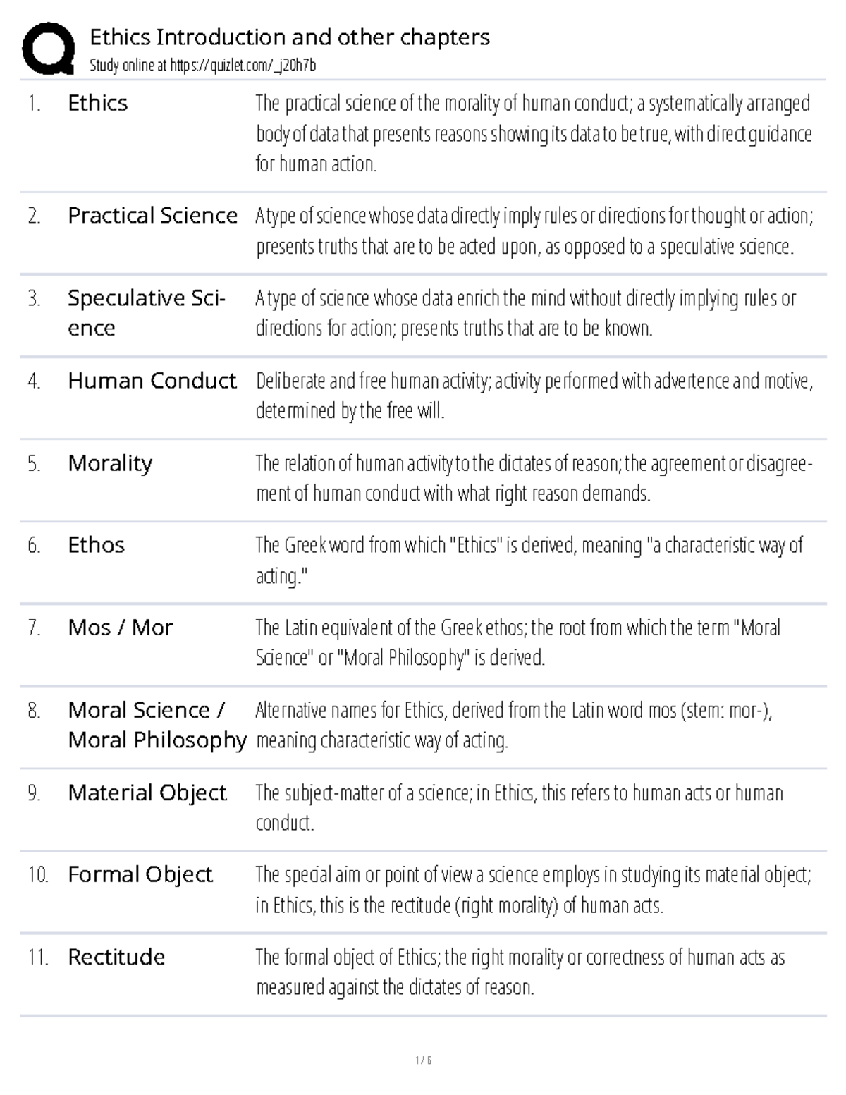 Ethics 101: Introduction & Key Concepts Overview - Studocu