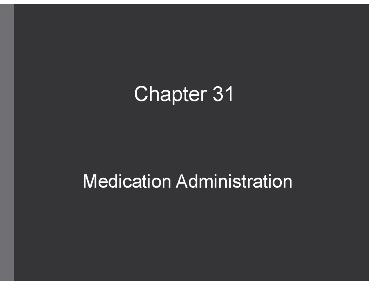 Nursing Final Exam Notes: Parenteral Medication Administration - Studocu