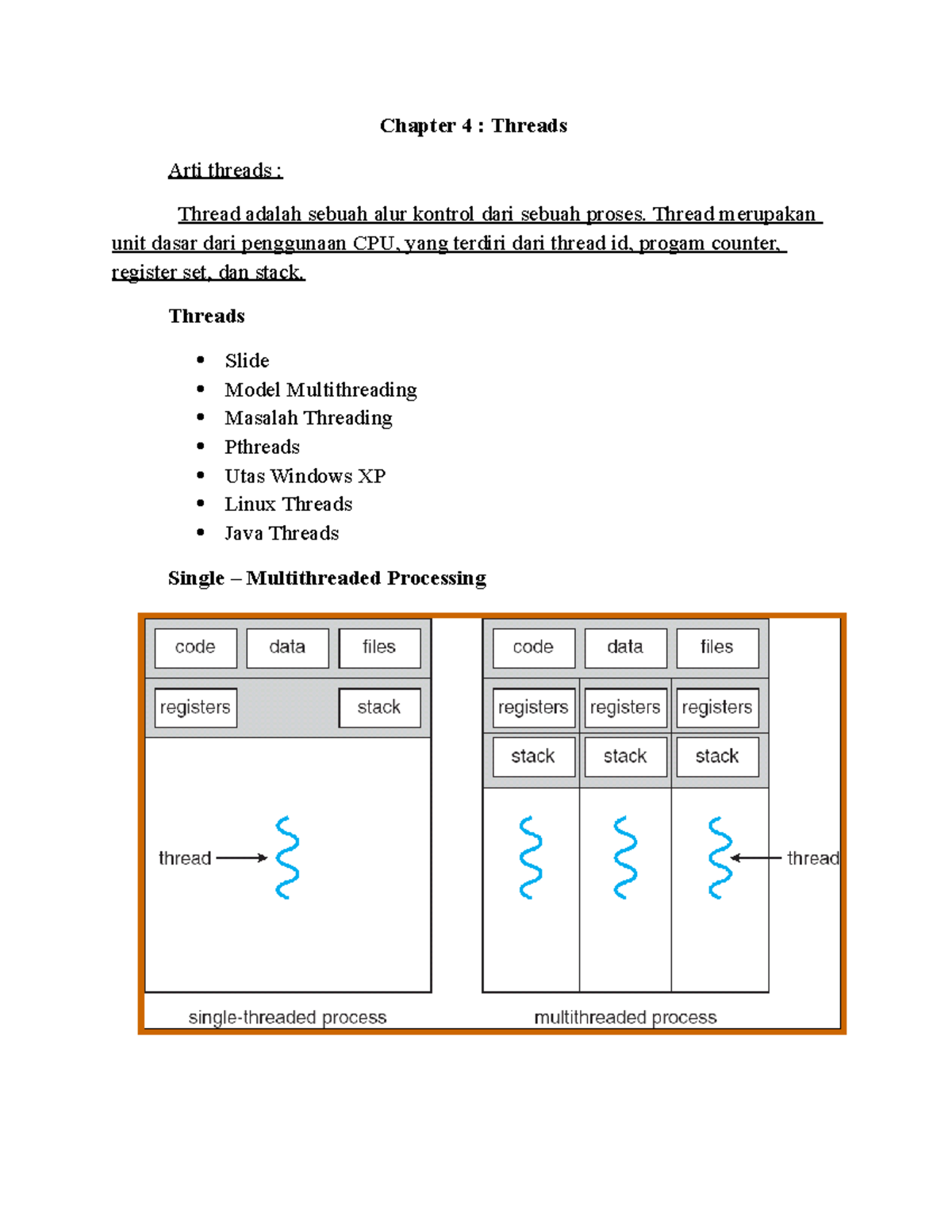 Chapter 4: Thread Management in Operating Systems (Sistem Operasi ...