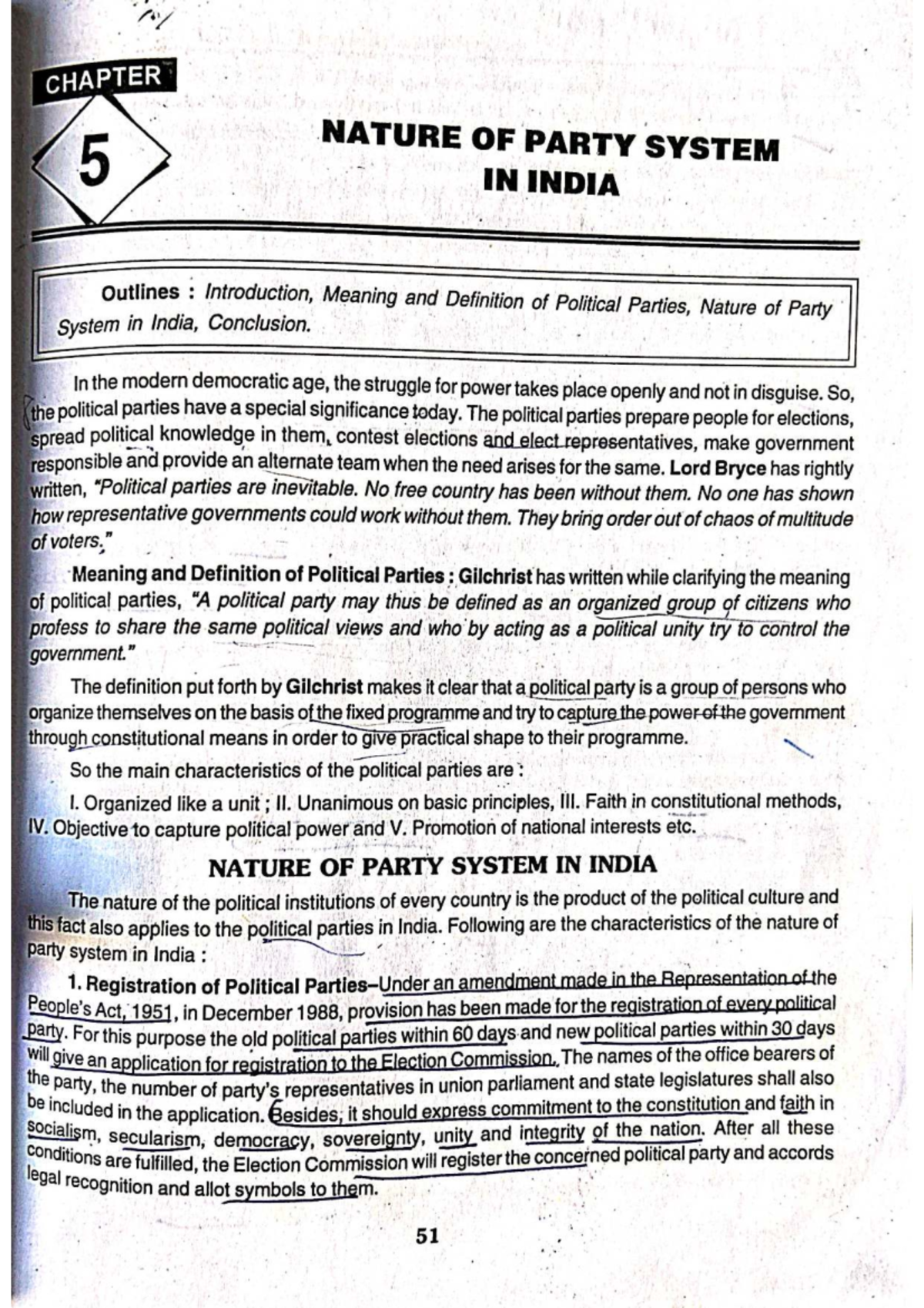 Nature of the Party System in India: An In-Depth Analysis (PBI U B. II ...
