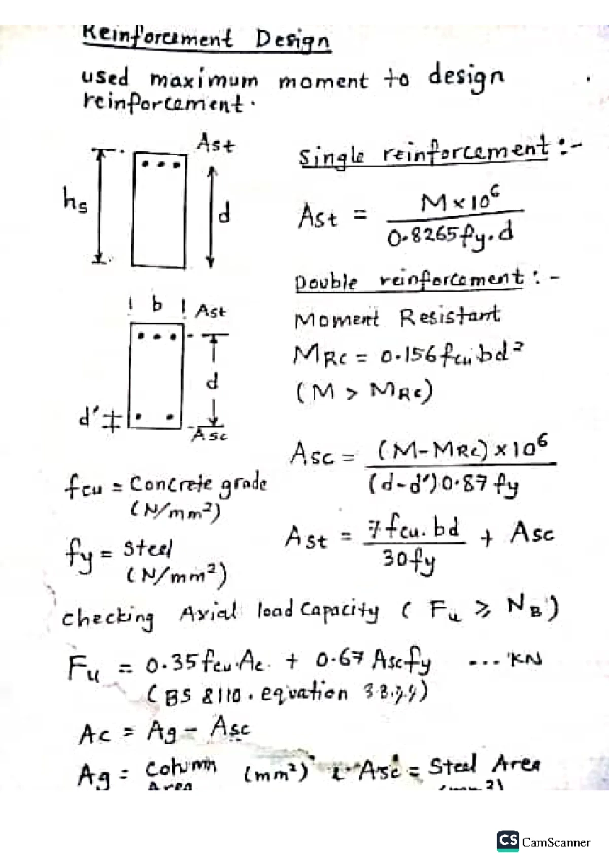 RCC Structures Design MCQs for Students - Preparation Guide - Studocu