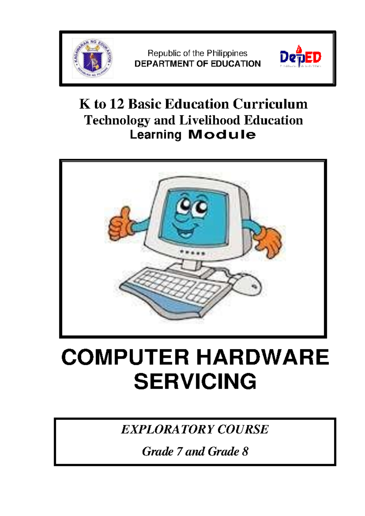 Module-1-and-2-PC- Hardware- Servicing- Learning - EXPLORATORY COURSE ...