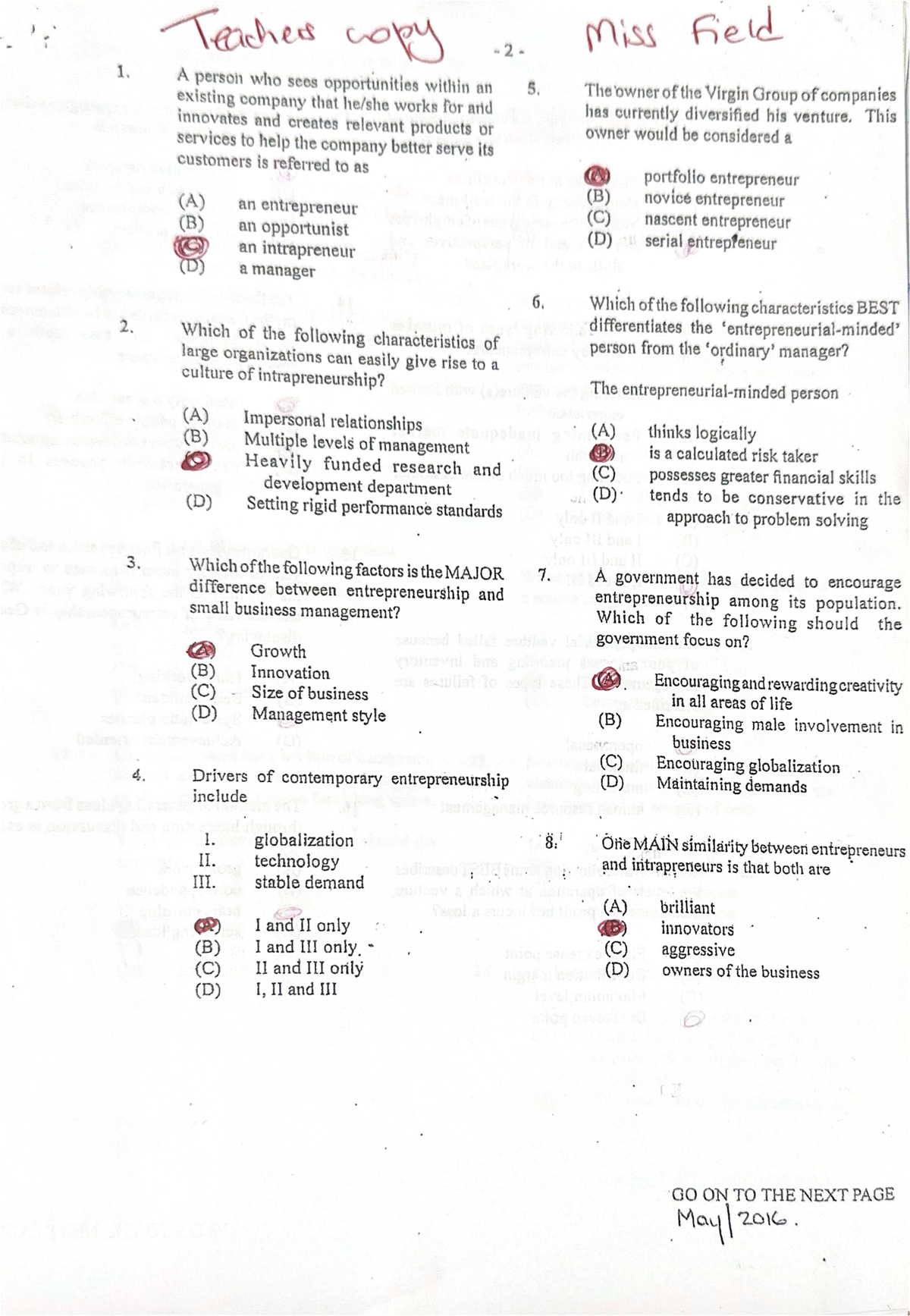 Entrep Paper 1 (2016): Exploring Entrepreneurship Concepts and ...