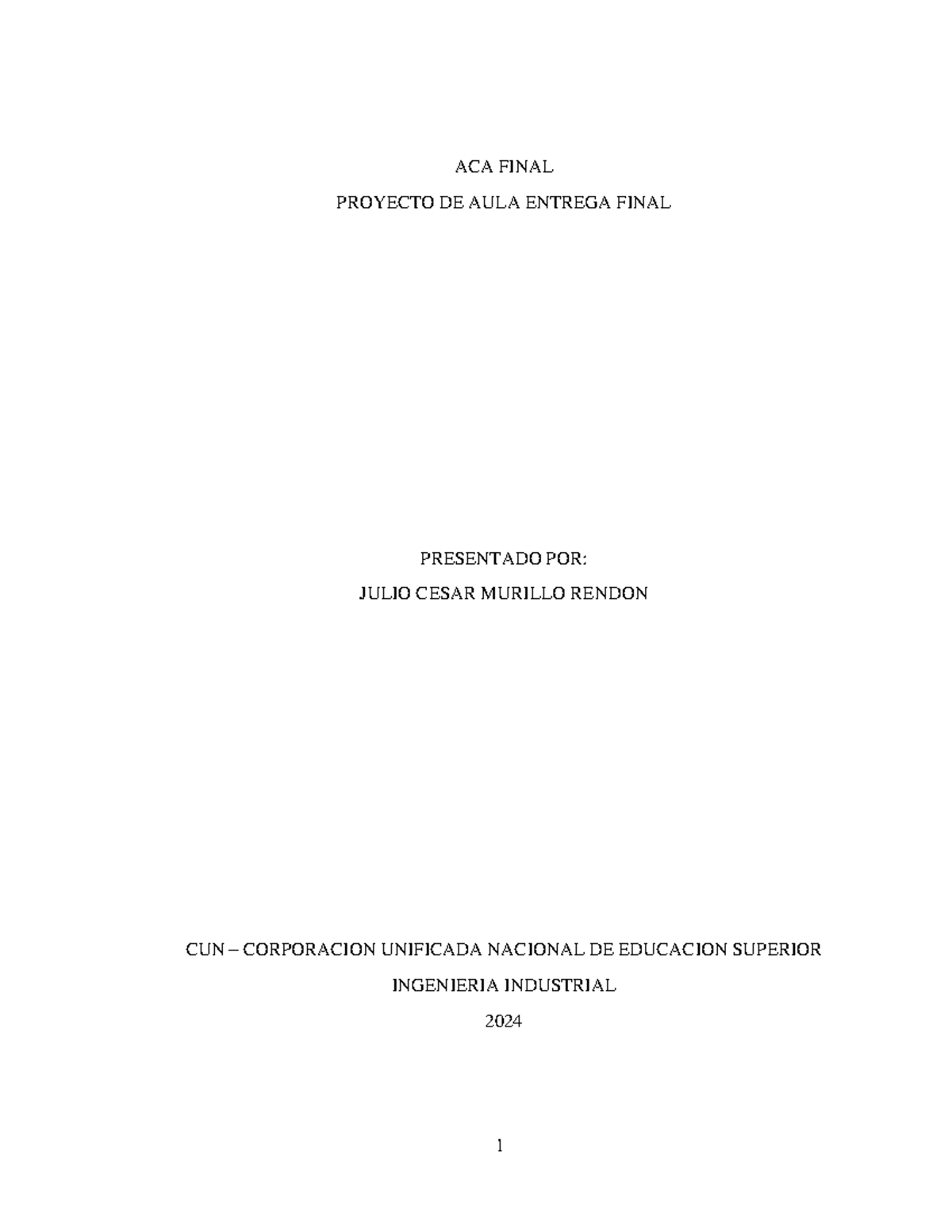 ACA 51173 - Proyecto Final de Auditoría Operativa y Financiera 2024 ...