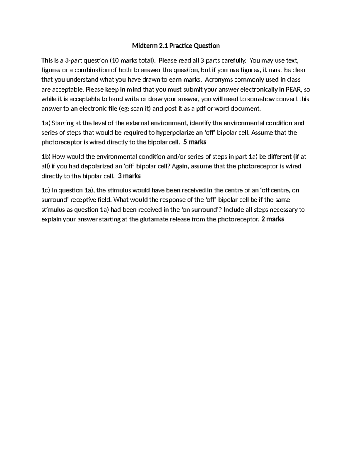 Practice Question - Midterm 2 Practice Question This is a 3-part ...