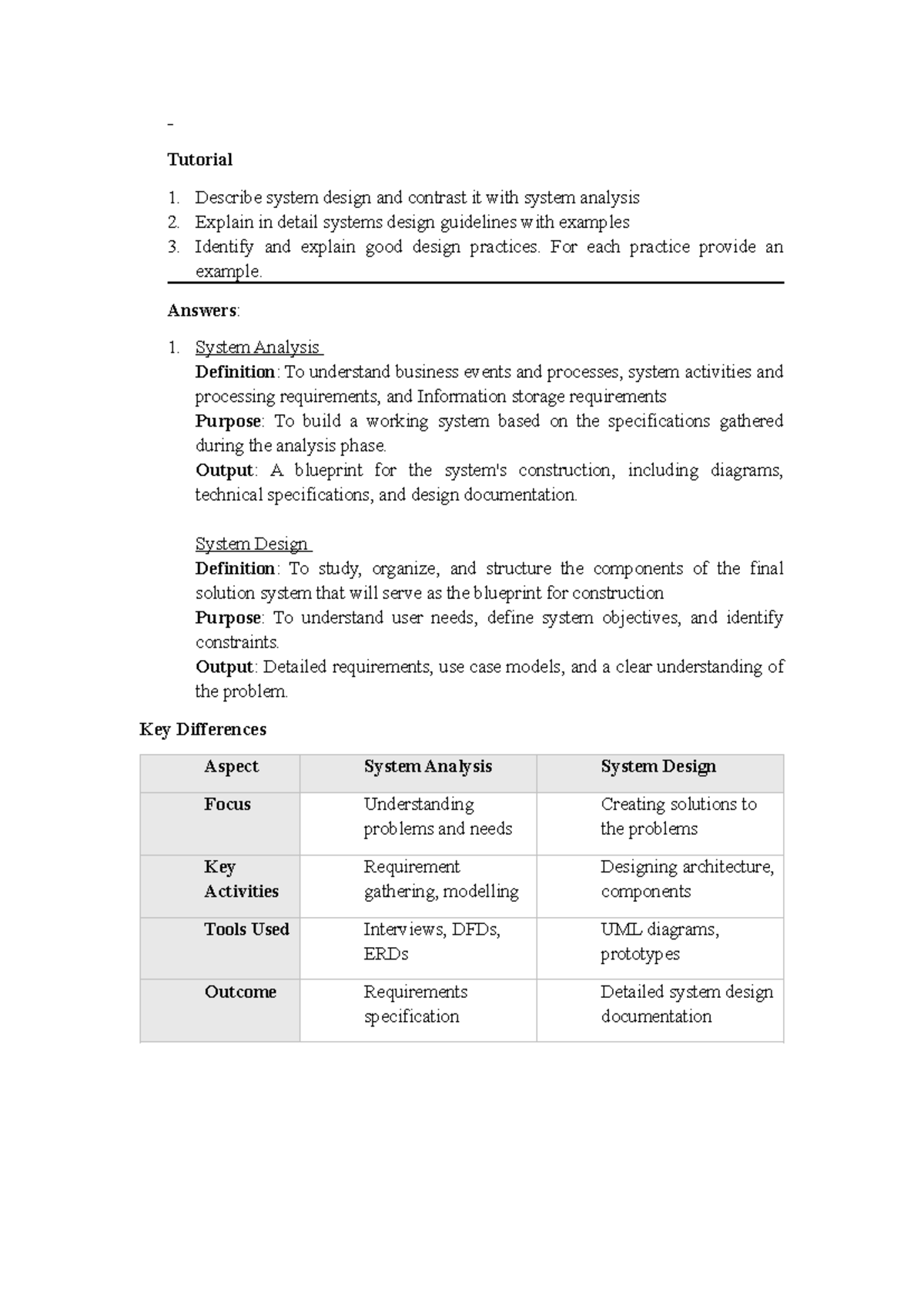 Tutorial 11 - TP077566 Chen Yi Hang - Tutorial Describe system design ...